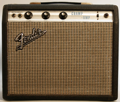Fender Silverface Champ Tube Guitar Amplifier (1970)