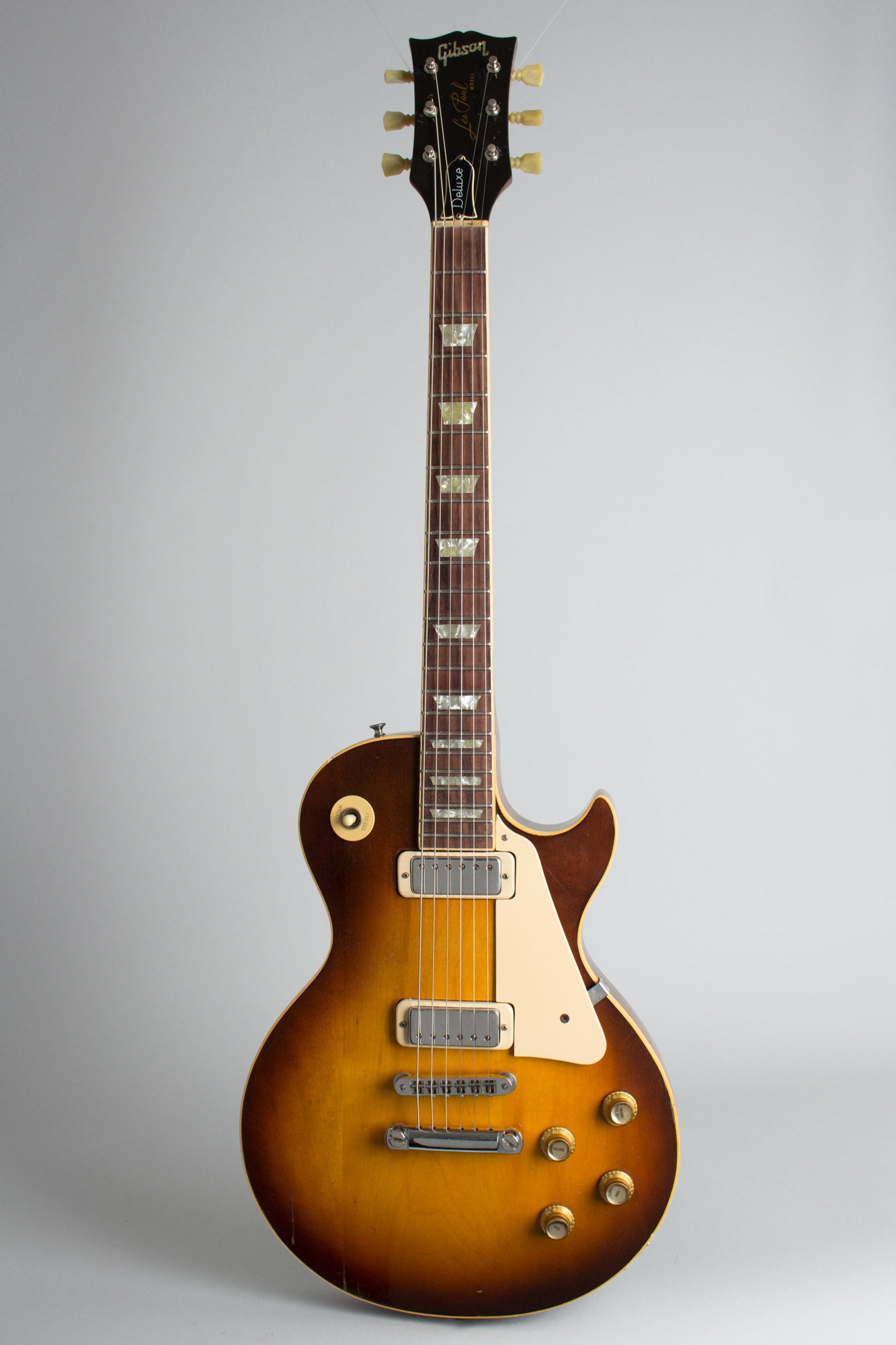 Gibson Les Paul Deluxe Solid Body Electric Guitar (1975)