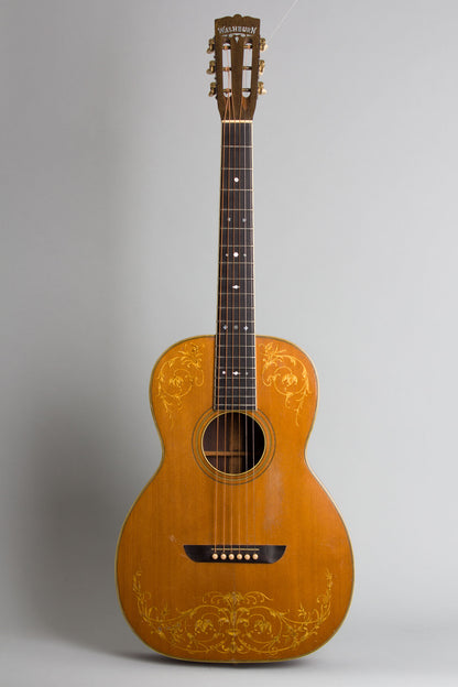 Washburn Model 5238 Deluxe Flat Top Acoustic Guitar (1930)