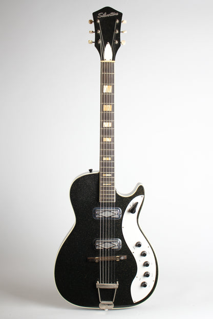 Harmony Silvertone Model 1423 Semi-Hollow Body Electric Guitar (1962)