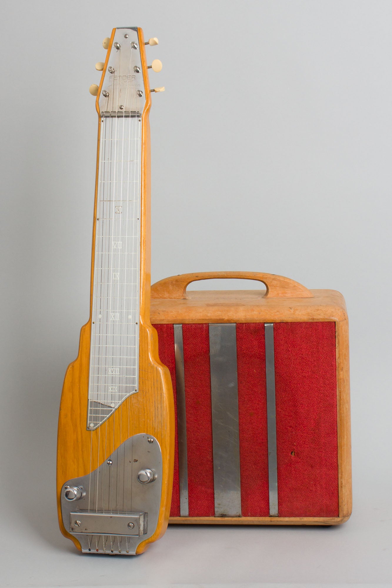 Fender Model 26 Deluxe Lap Steel Electric with Matching Amplifier Guitar (1946)