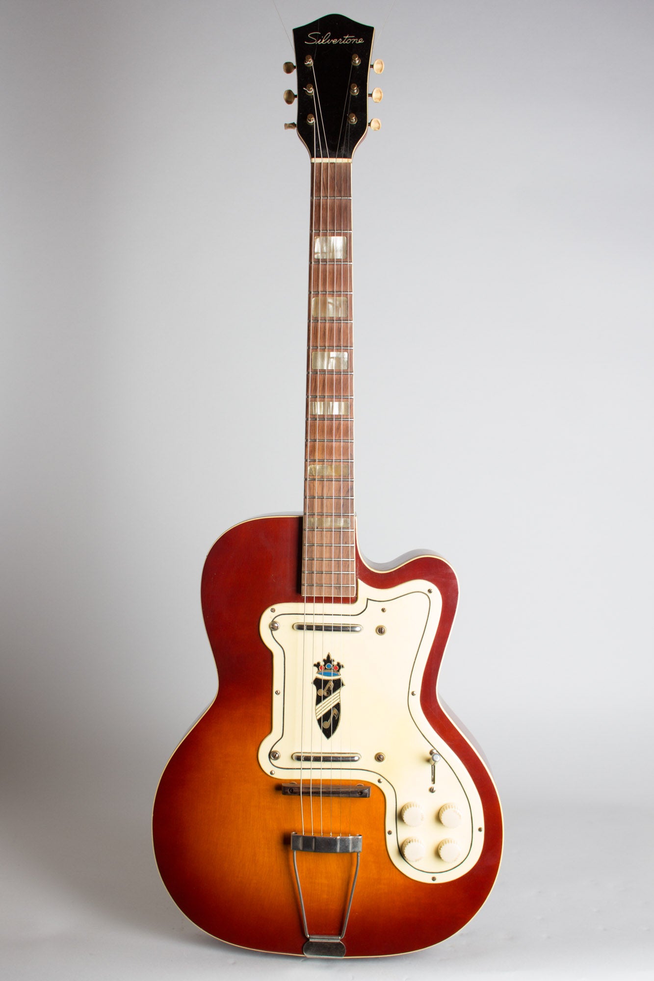 Kay Silvertone Thin Twin Model 1369L Semi-Hollow Body Electric Guitar (1957)