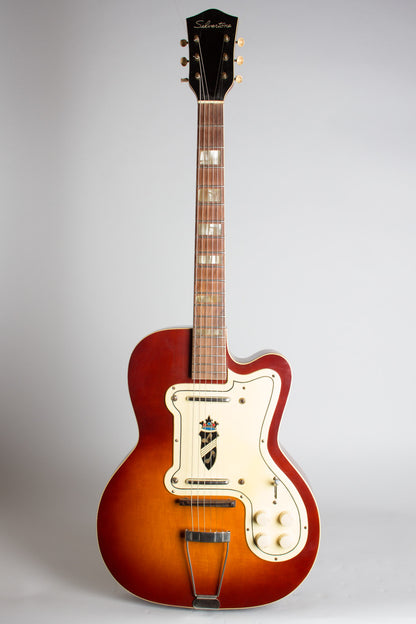 Kay Silvertone Thin Twin Model 1369L Semi-Hollow Body Electric Guitar (1957)