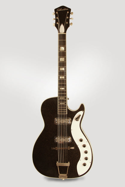 Harmony Silvertone 1423 Semi-Hollow Body Electric Guitar (1960)