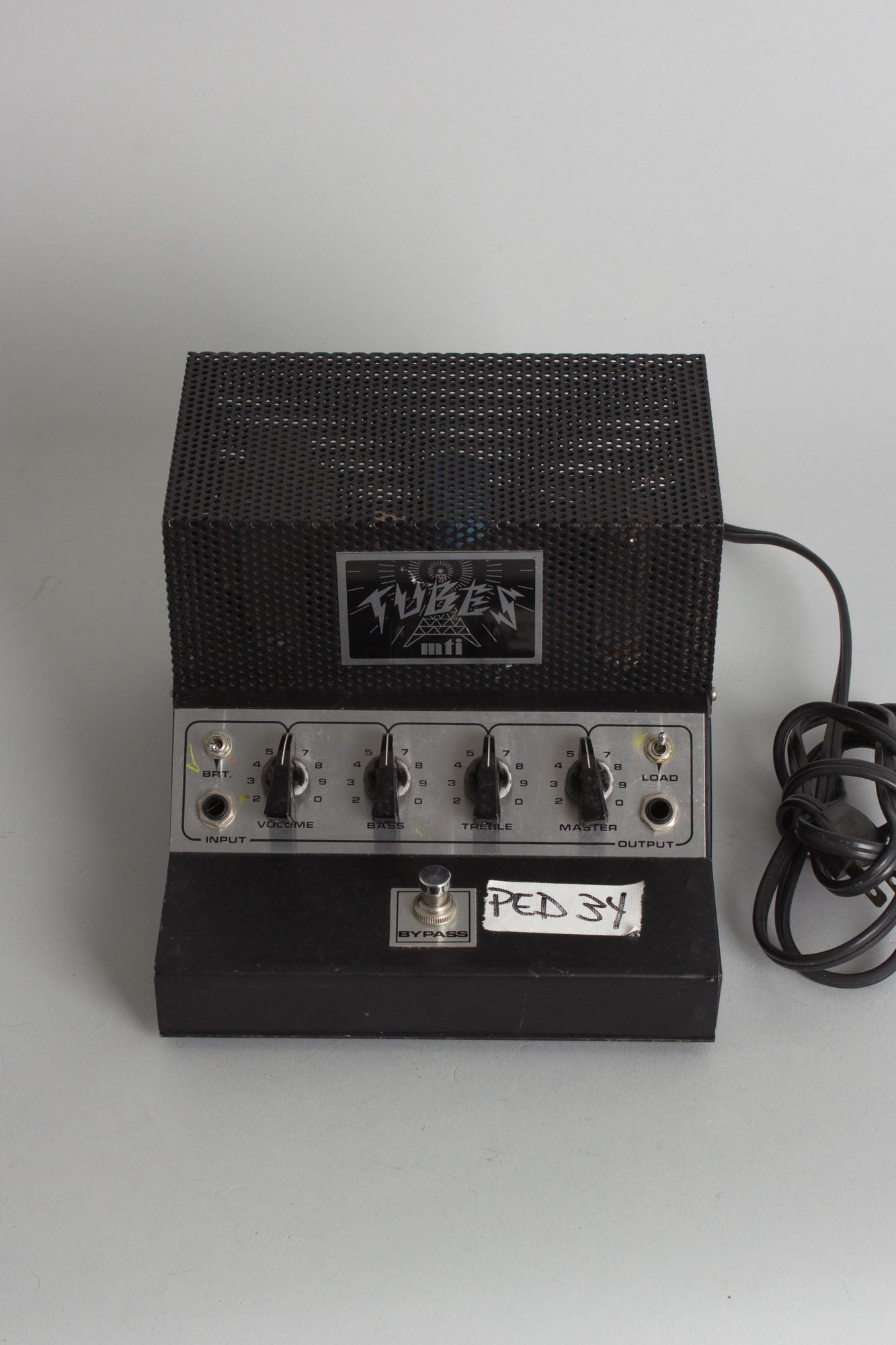 MTI Tubes Owned and Used by Tom Verlaine Overdrive Effect (1980)