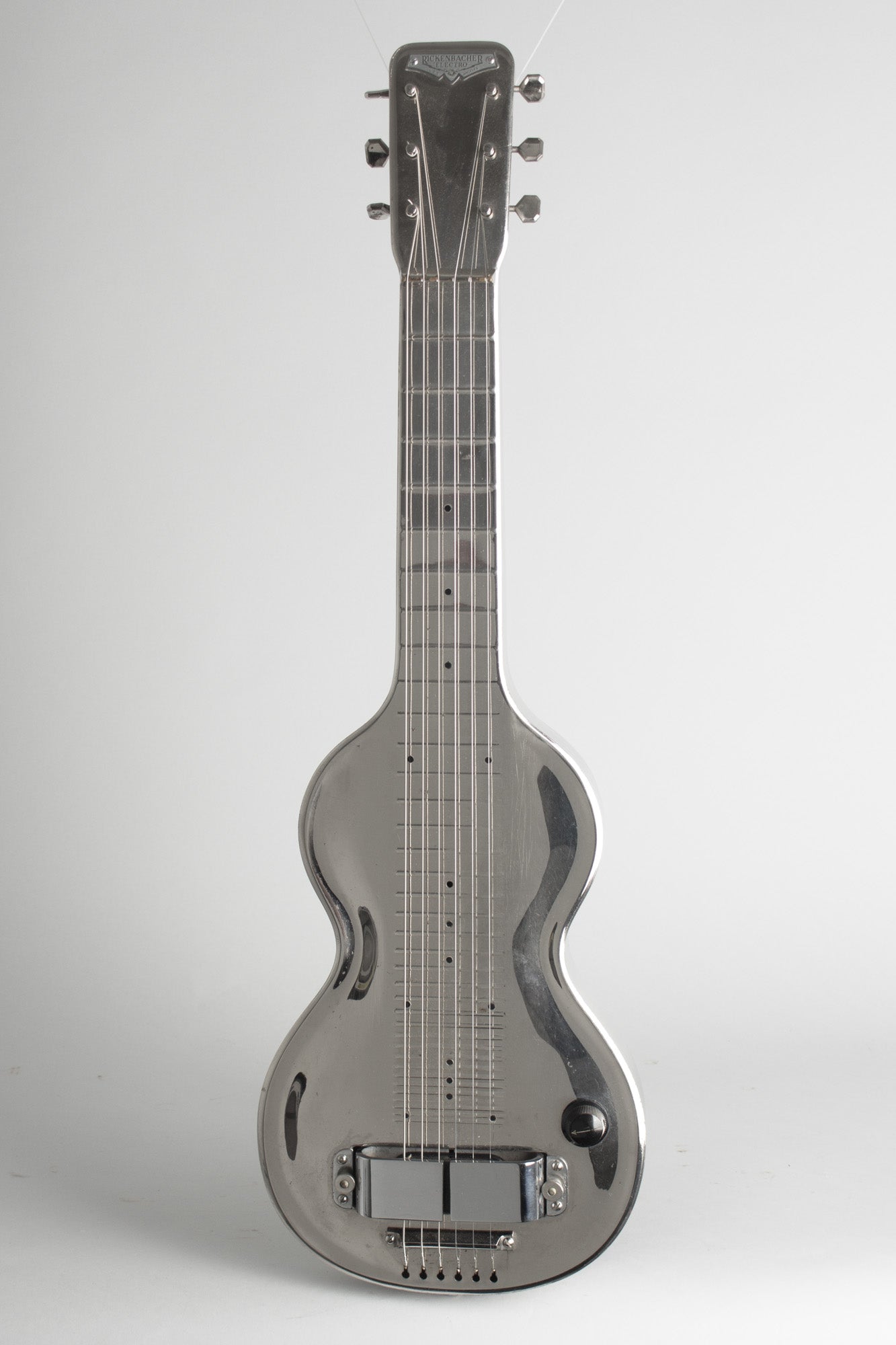 Rickenbacker Silver Hawaiian Lap Steel Electric Guitar (1937)