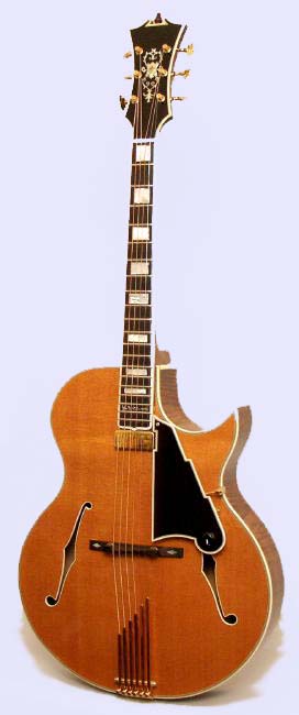 David Nichols 17"" Cutaway Arch Top Acoustic Guitar (1995)