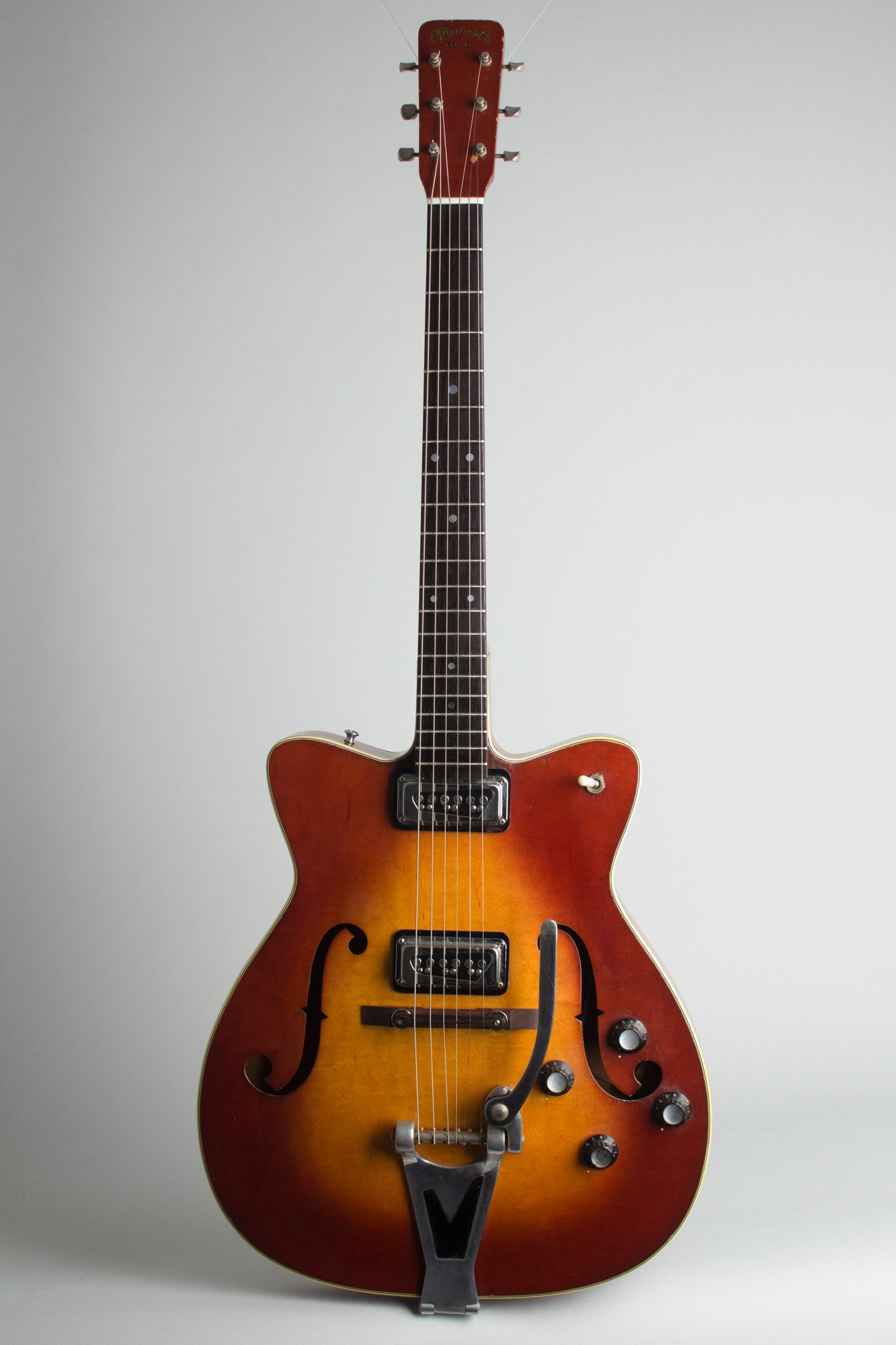 C. F. Martin F-65 Thinline Hollow Body Electric Guitar (1964)