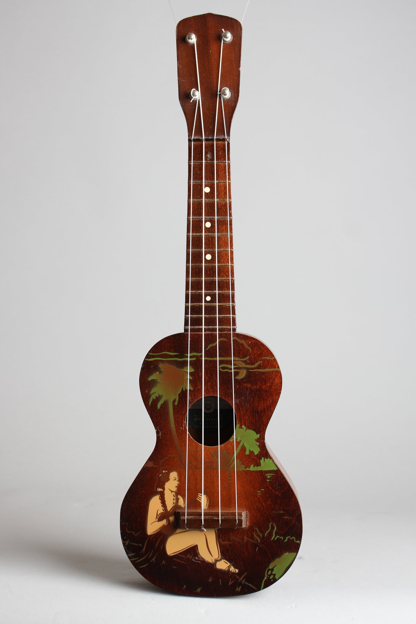 Harmony Supertone Palm Tree Soprano Ukulele (1930)