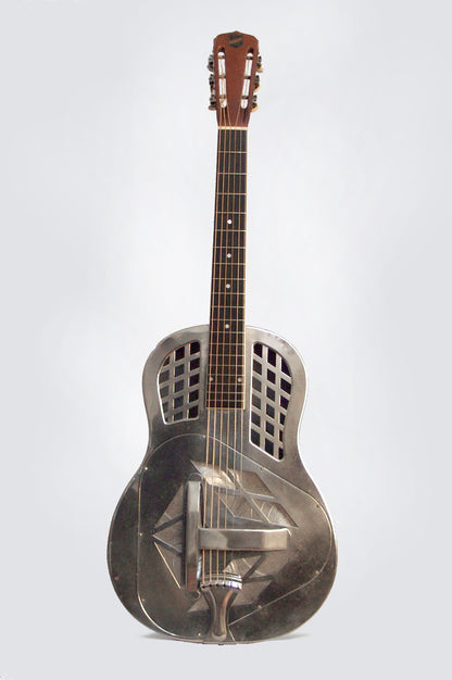 National Style 1 Tricone Roundneck Resophonic Guitar (1930)