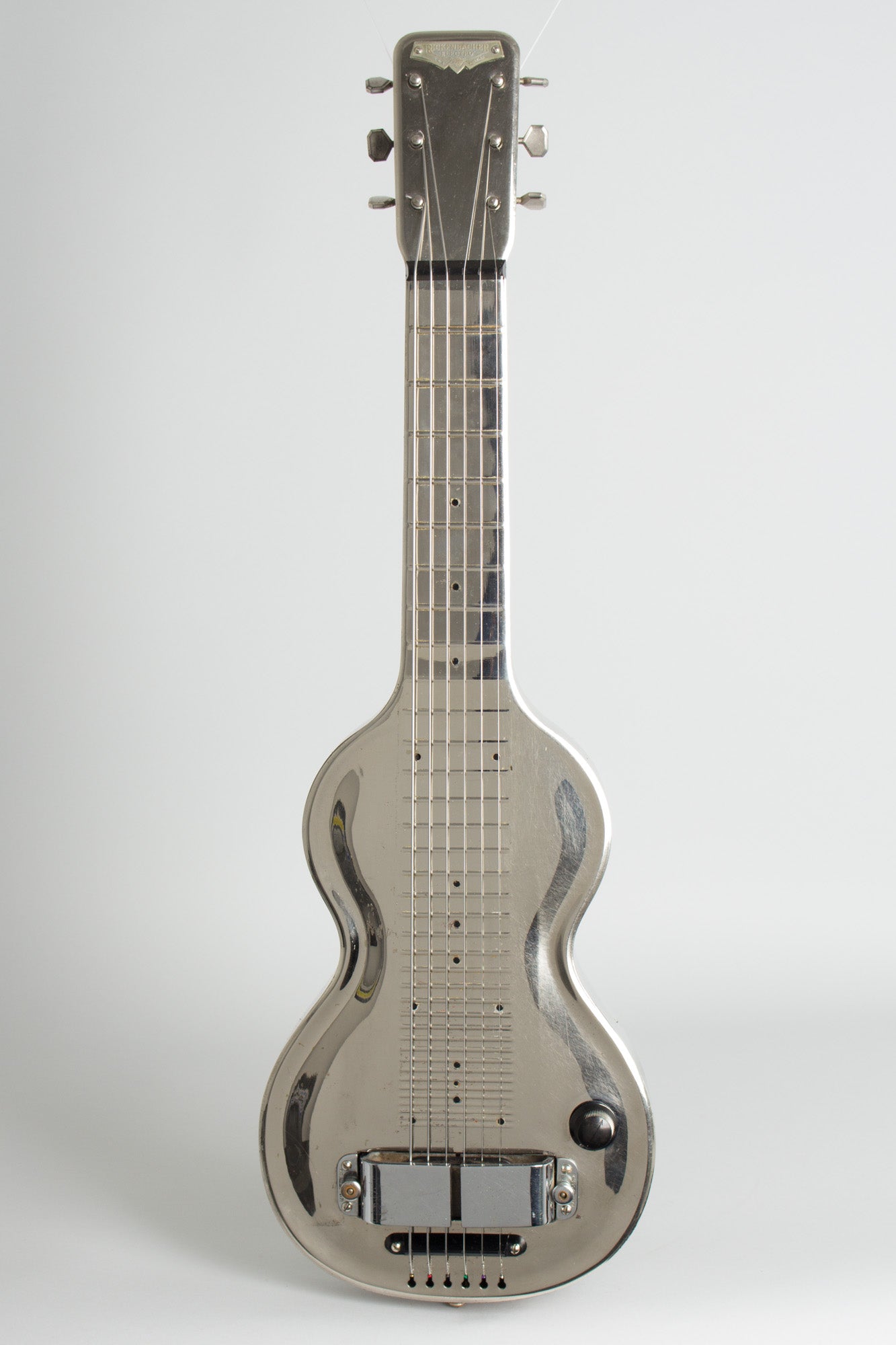 Rickenbacker Silver Hawaiian Lap Steel Electric Guitar (1937)
