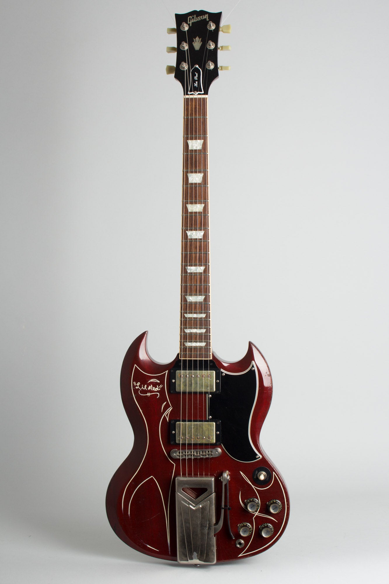 Gibson SG/Les Paul Standard Custom Billy Gibbons Lil' Red Replica Solid Body Electric Guitar (2005)