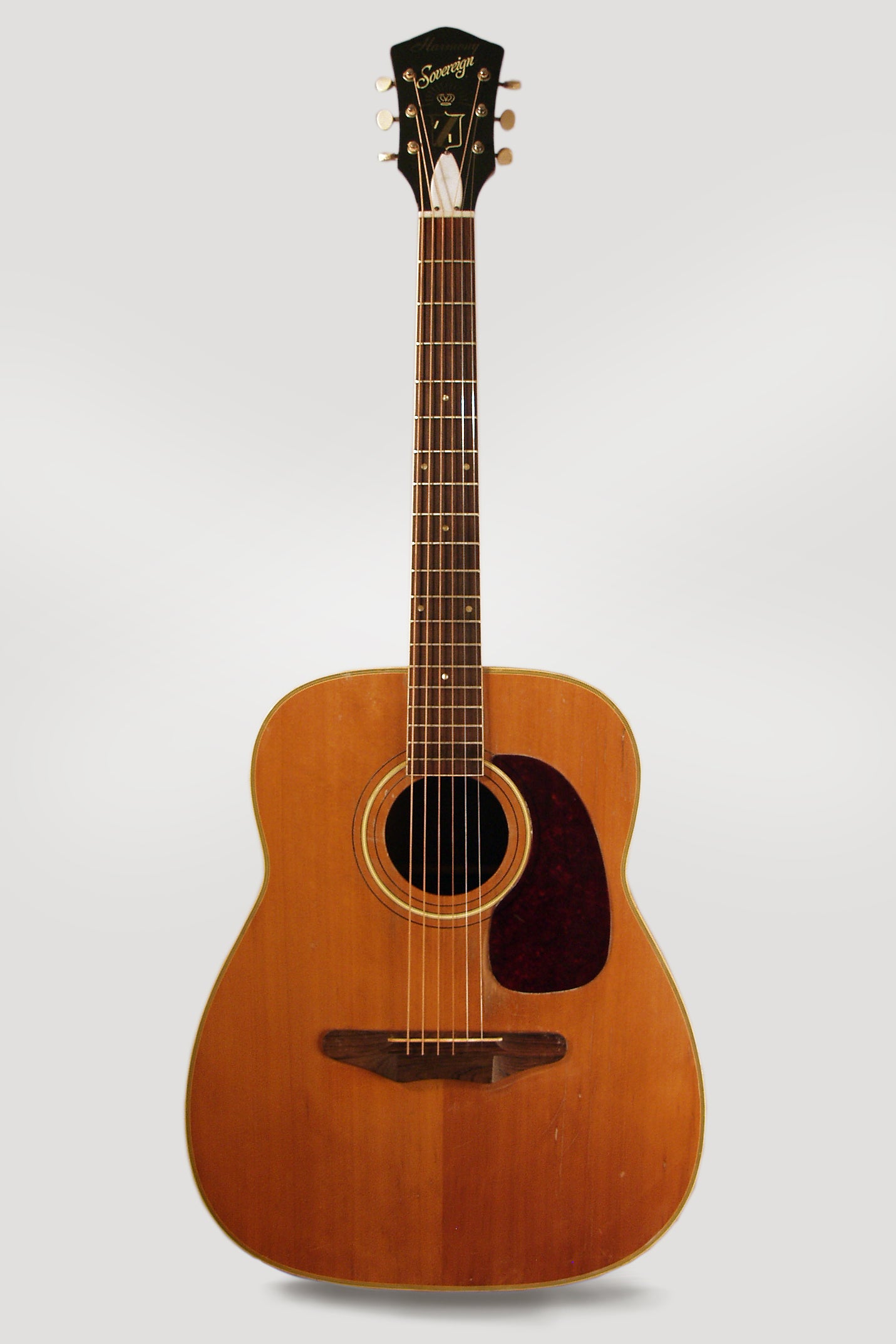 Harmony Sovereign Model H-1260 Flat Top Acoustic Guitar (1971)