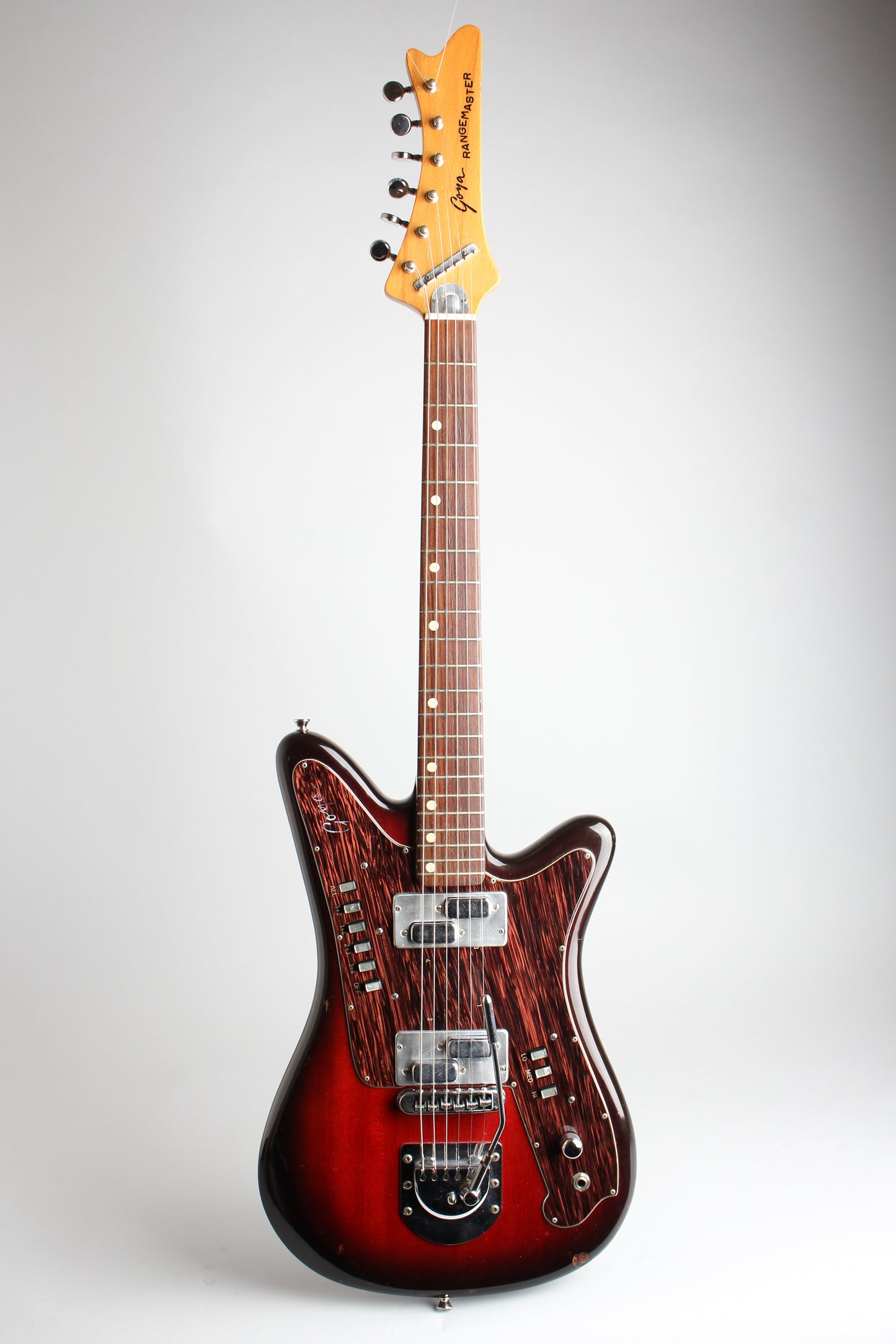 Goya Rangemaster Model 113SB Solid Body Electric Guitar (1966)