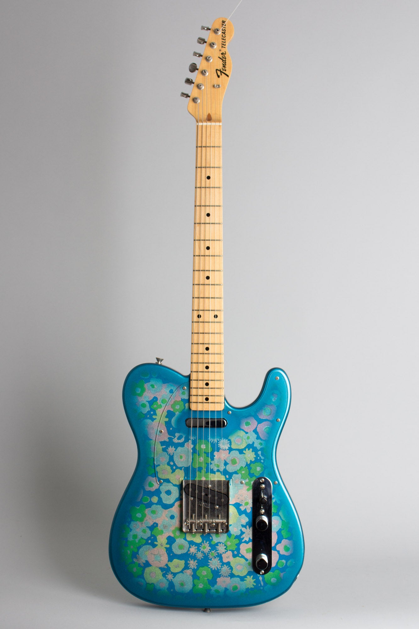 Fender Blue Floral Telecaster Solid Body Electric Guitar (2006)