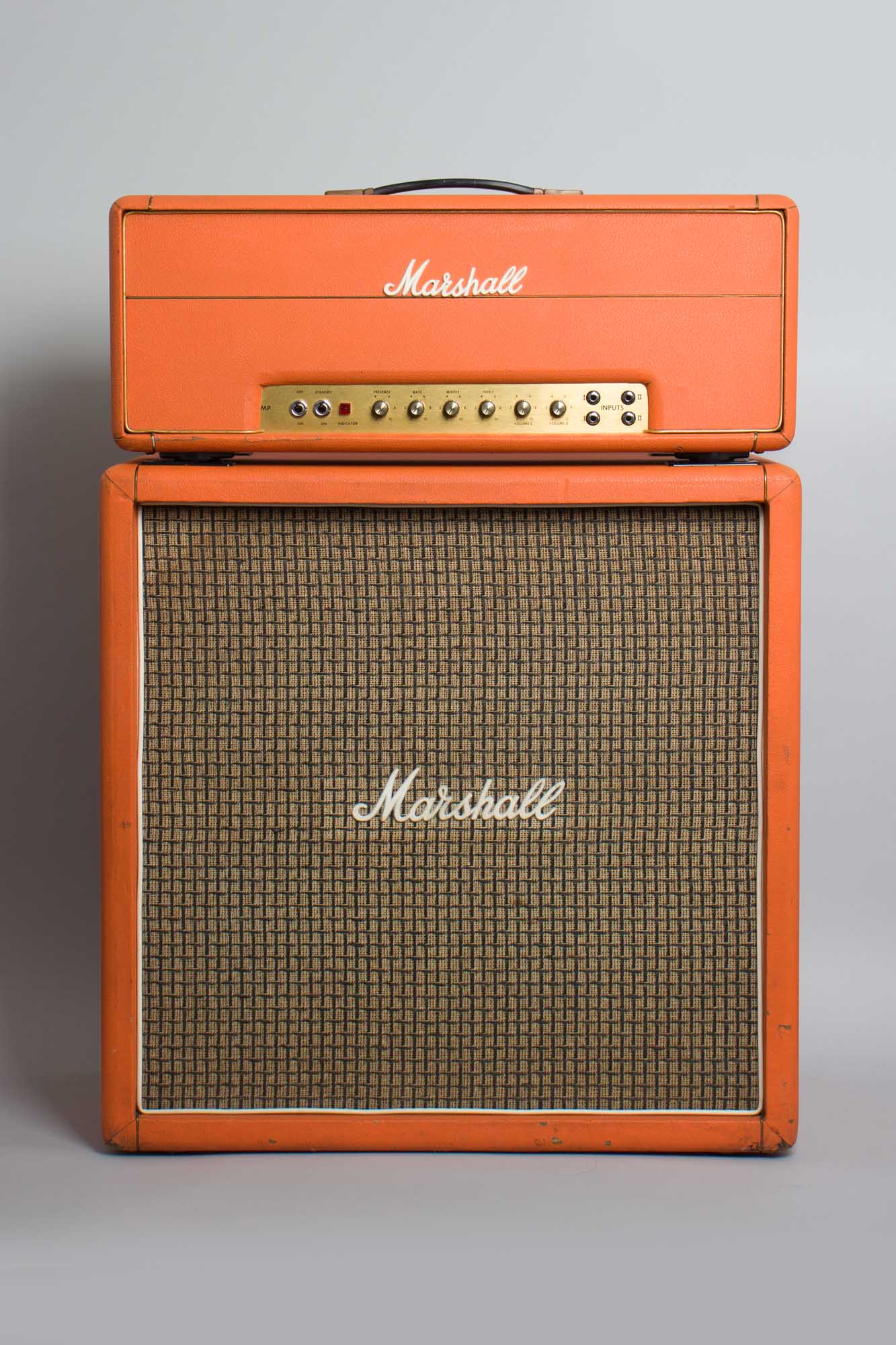 Marshall JMP Model 1992 Super Bass 100 Tube Half Stack Amplifier (1973)