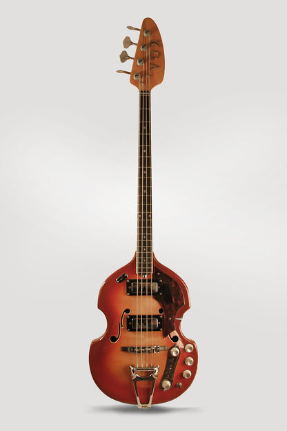 Vox Astro IV Hollow Body Electric Bass Guitar (1968)