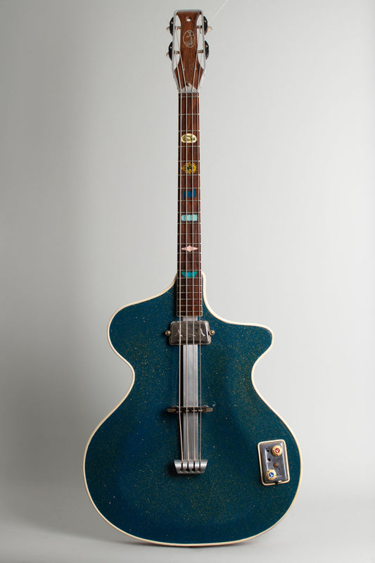 Wandre Waid Bass Semi-Hollow Body Electric Bass Guitar (1962)