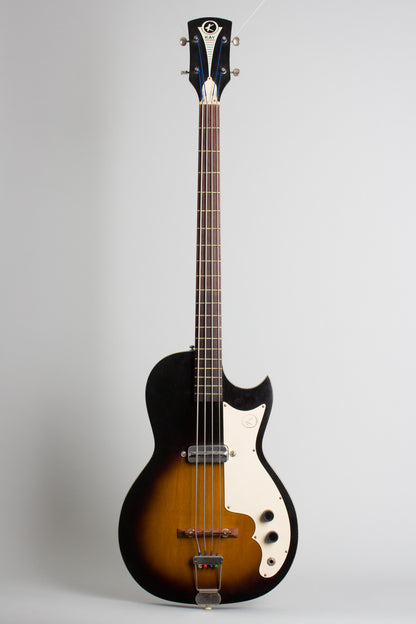 Kay K-5915 Semi-Hollow Body Electric Bass Guitar (1965)