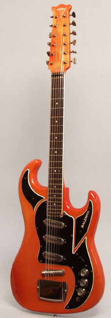 Baldwin - Burns Double Six 12 String Solid Body Electric Guitar (1966)