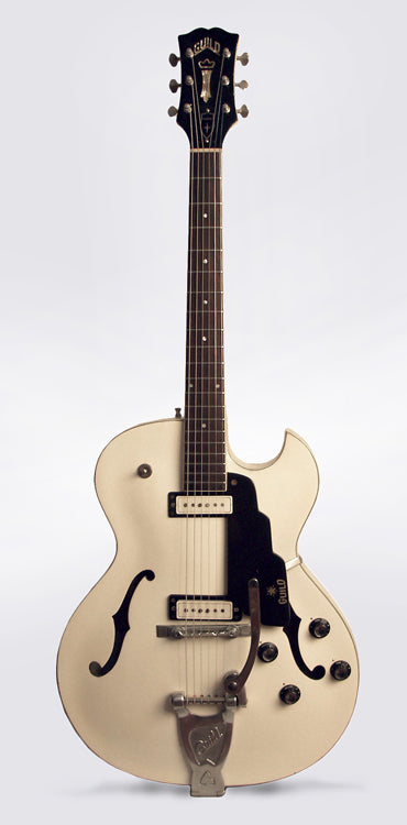 Guild Starfire III White Thinline Hollow Body Electric Guitar (1964)
