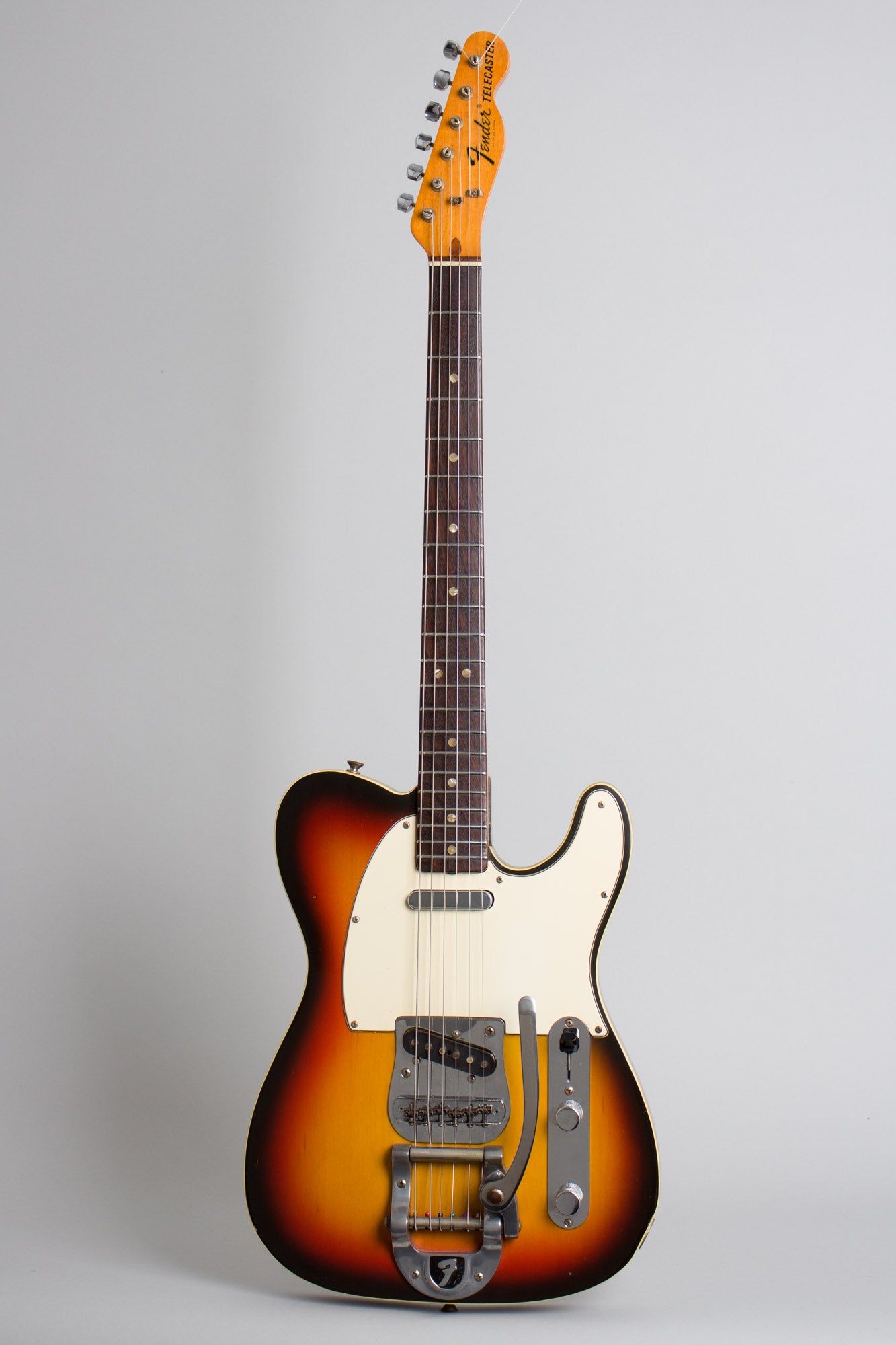 Fender Telecaster Custom with Bigsby Solid Body Electric Guitar (1969)