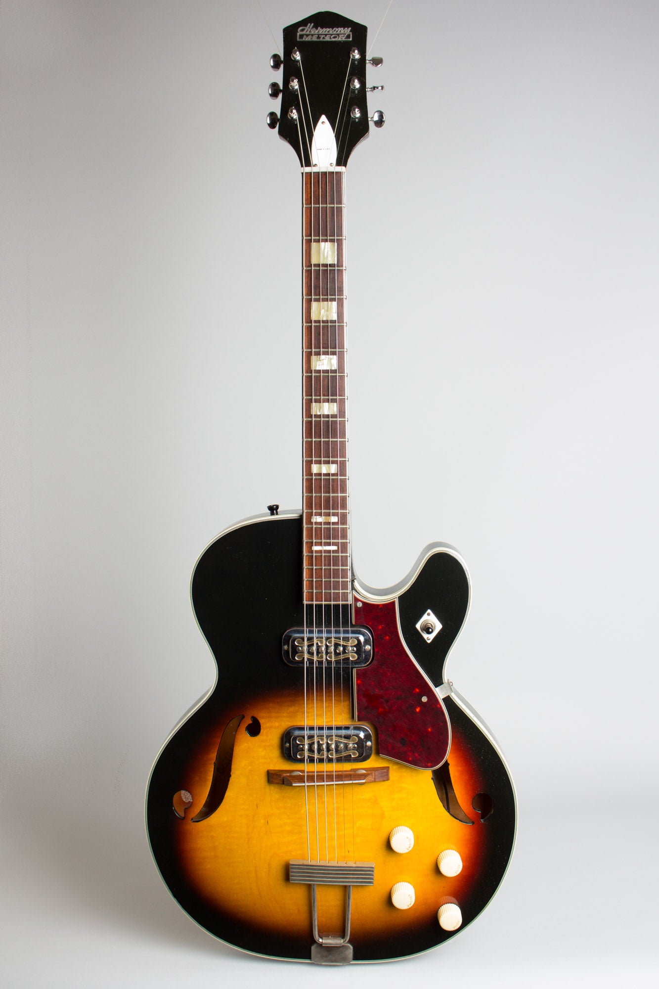Harmony Meteor H-70 Arch Top Hollow Body Electric Guitar (1966)