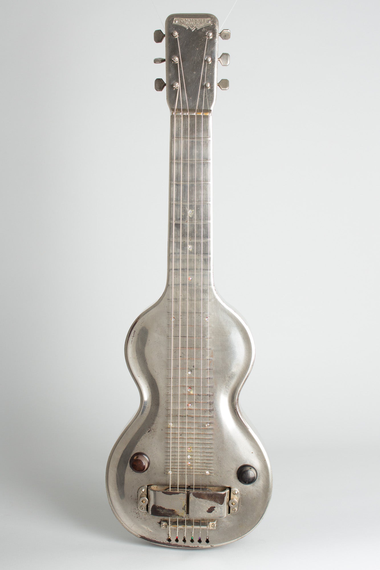 Rickenbacker Silver Hawaiian Lap Steel Electric Guitar (1938)