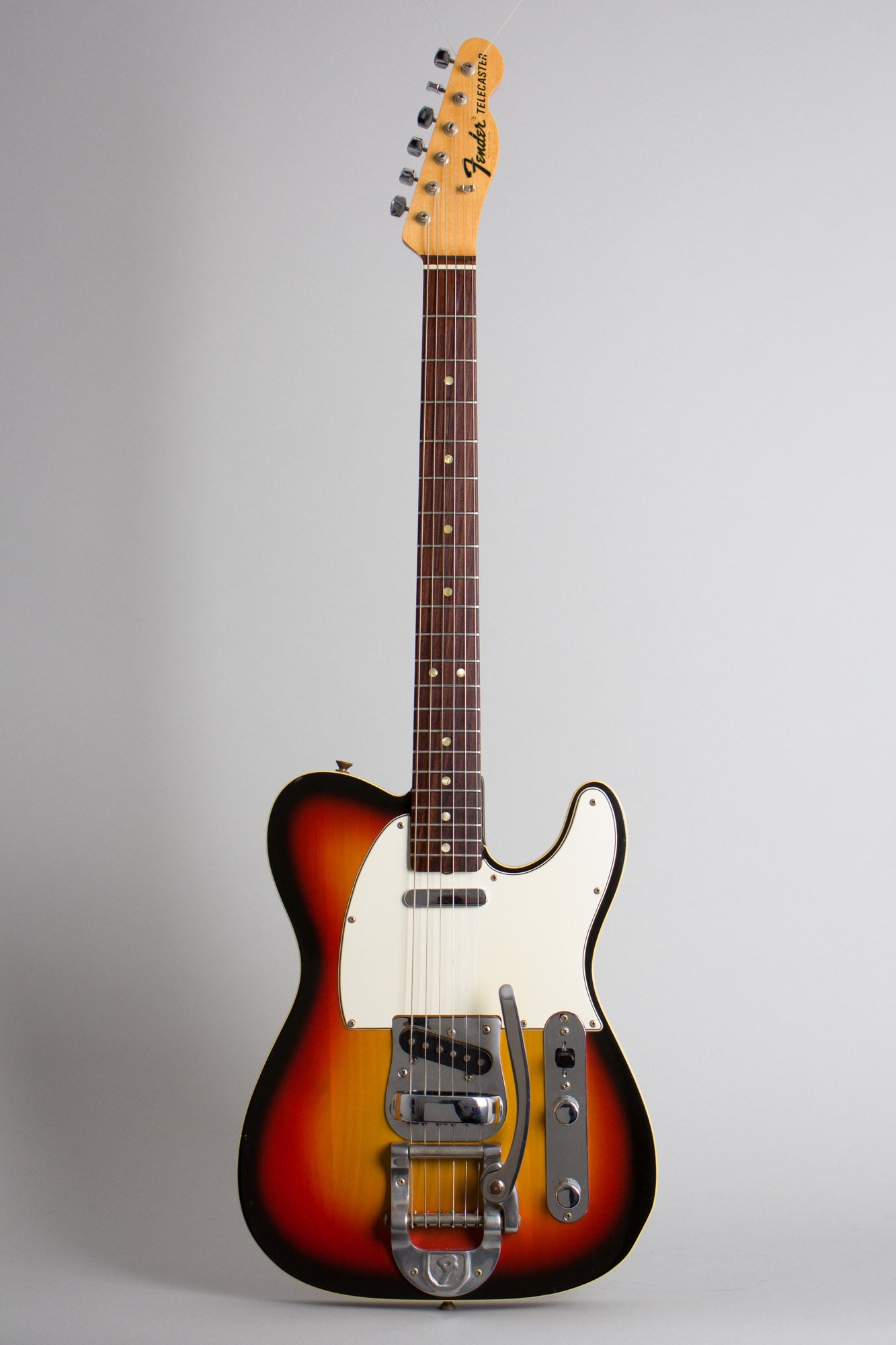 Fender Telecaster Custom with Bigsby Solid Body Electric Guitar (1968)