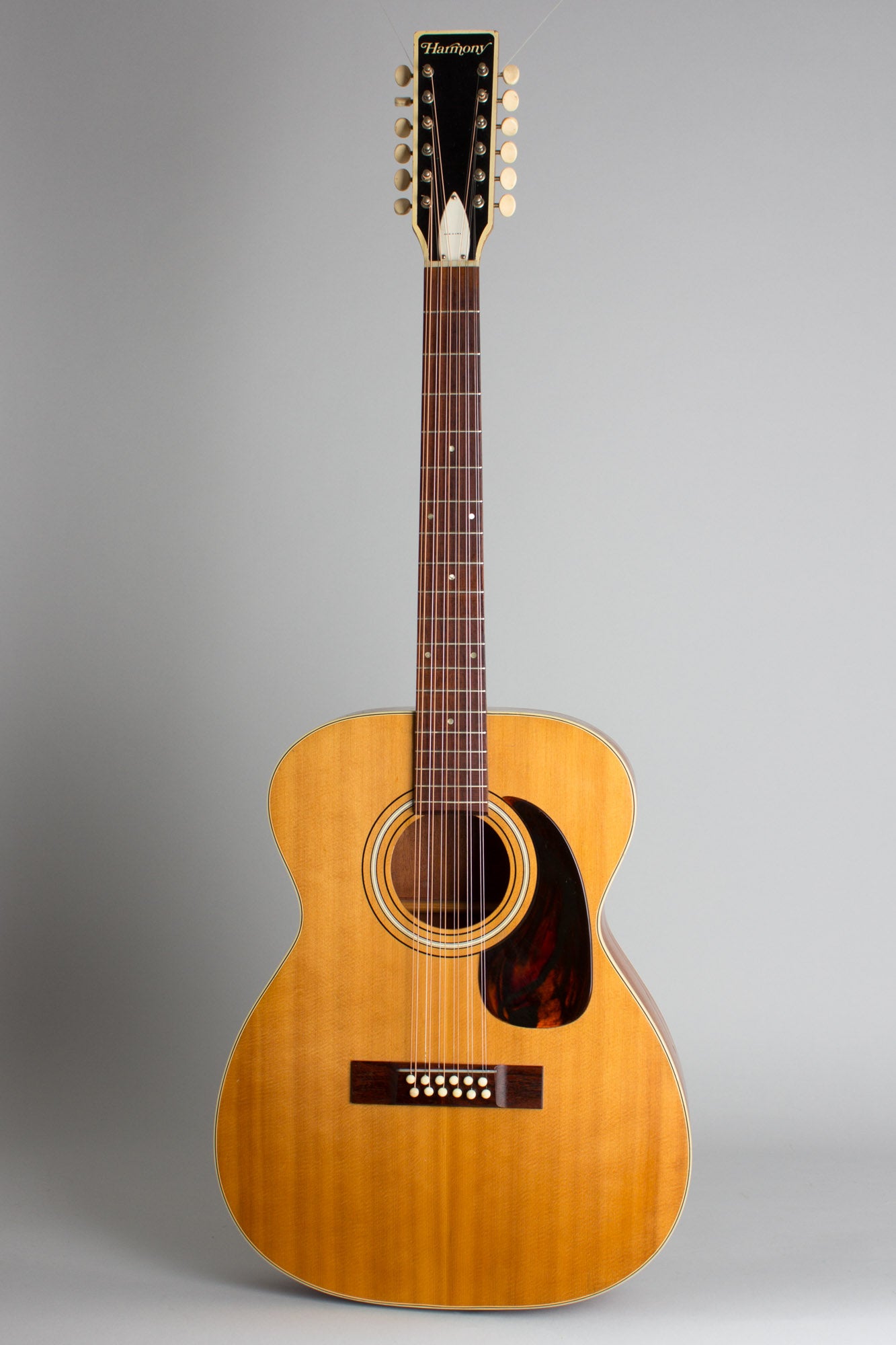 Harmony H-1233 12 String Flat Top Acoustic Guitar (1972)