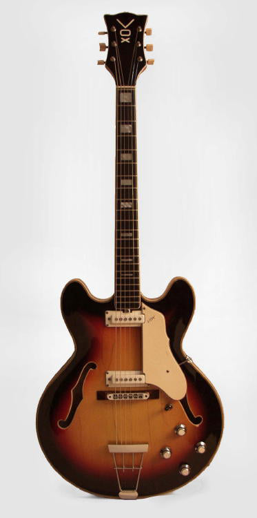 Vox Super Lynx Thinline Hollow Body Electric Guitar (1966)