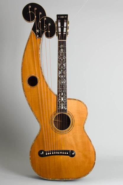 Larson Brothers Dyer Symphony Style 8 5-Bass Harp Guitar (1910)