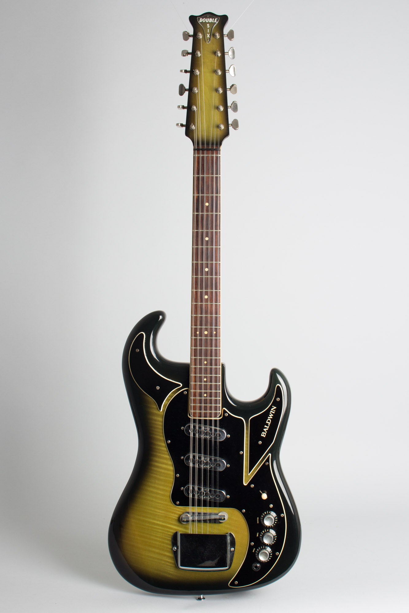 Baldwin - Burns Double Six 12 String Solid Body Electric Guitar (1966)