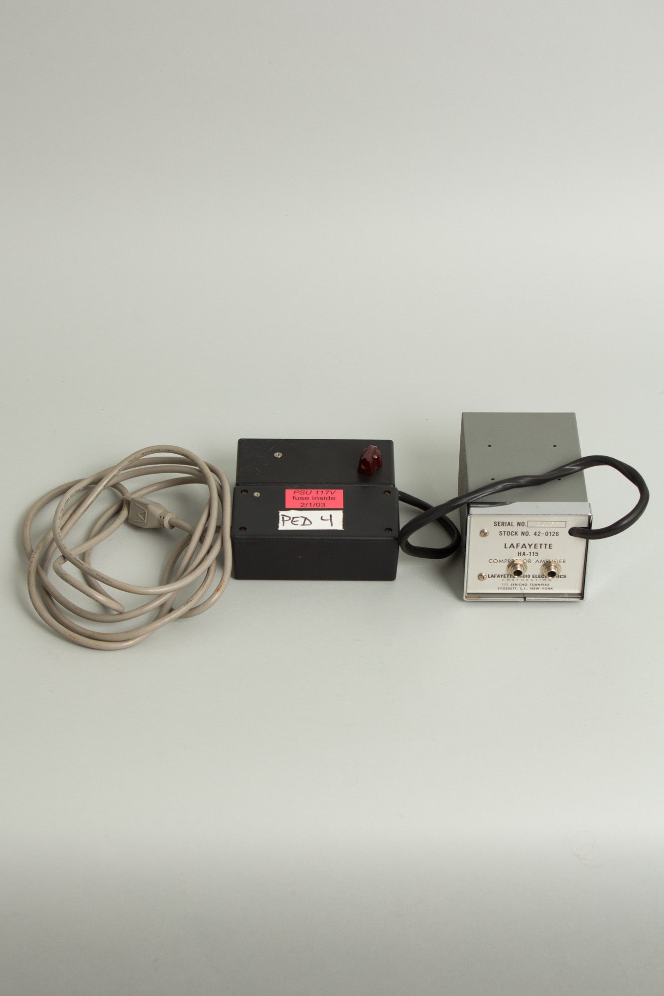 Lafayette HA-115 Custom Modified for Tom Verlaine Amplifier Compressor Effect (1960)