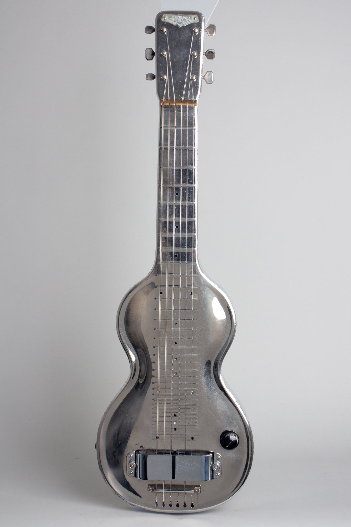 Rickenbacker Silver Hawaiian Lap Steel Electric Guitar (1937)