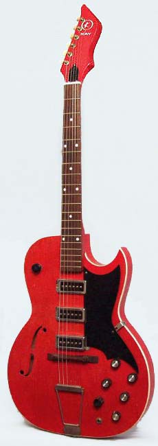 Kay K-583 Thinline Hollow Body Electric Guitar (1967)