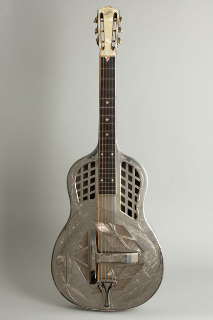 National Style 4 Tricone Squareneck Resophonic Guitar (1932)