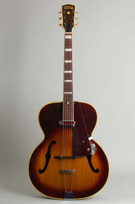 Vega C-56 Special w/DeArmond Rhythm Chief Pickup Arch Top Acoustic Guitar (late 1940s)