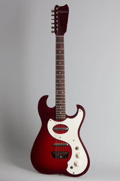 Danelectro Silvertone Model 1457 Amp-In-Case Semi-Hollow Body Electric Guitar (1965)