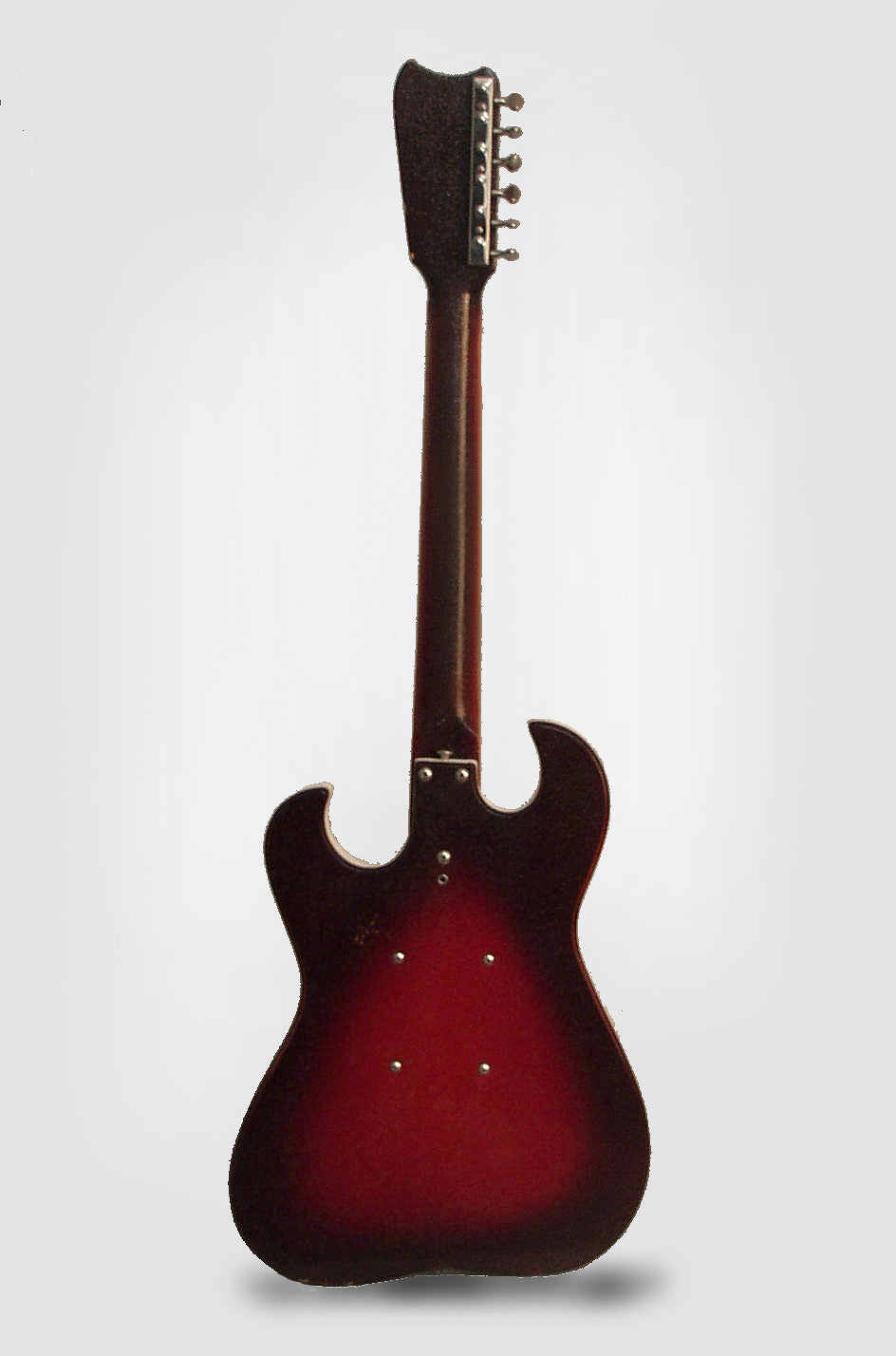 Danelectro Silvertone ""Amp-in-Case"" model 1457 Semi-Hollow Body Electric Guitar (1964)