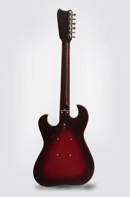 Danelectro Silvertone ""Amp-in-Case"" model 1457 Semi-Hollow Body Electric Guitar (1964)
