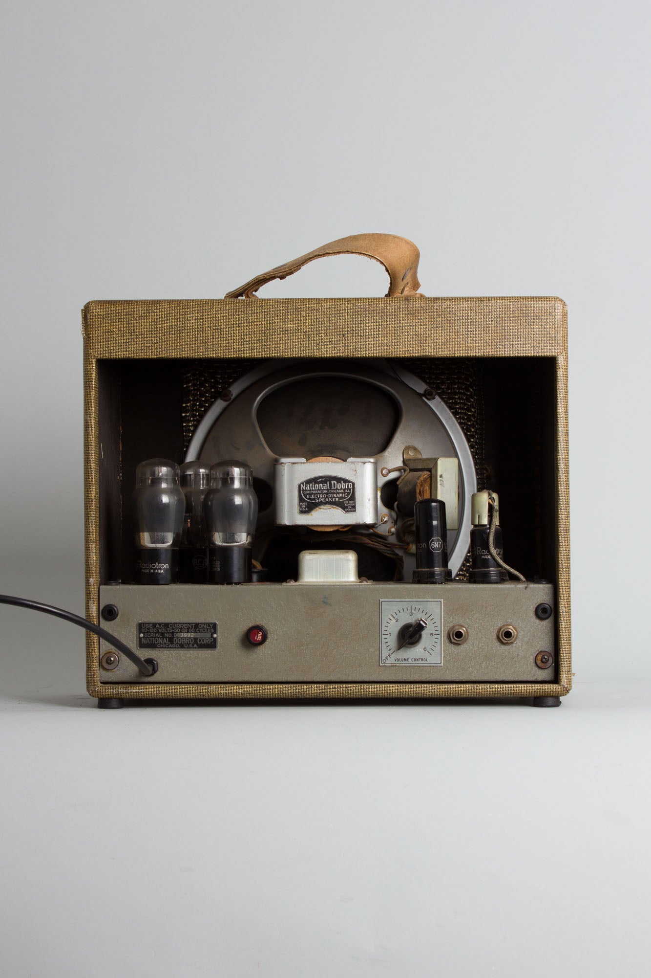 National-Dobro Supro Model 50 Tube Amplifier (1940)