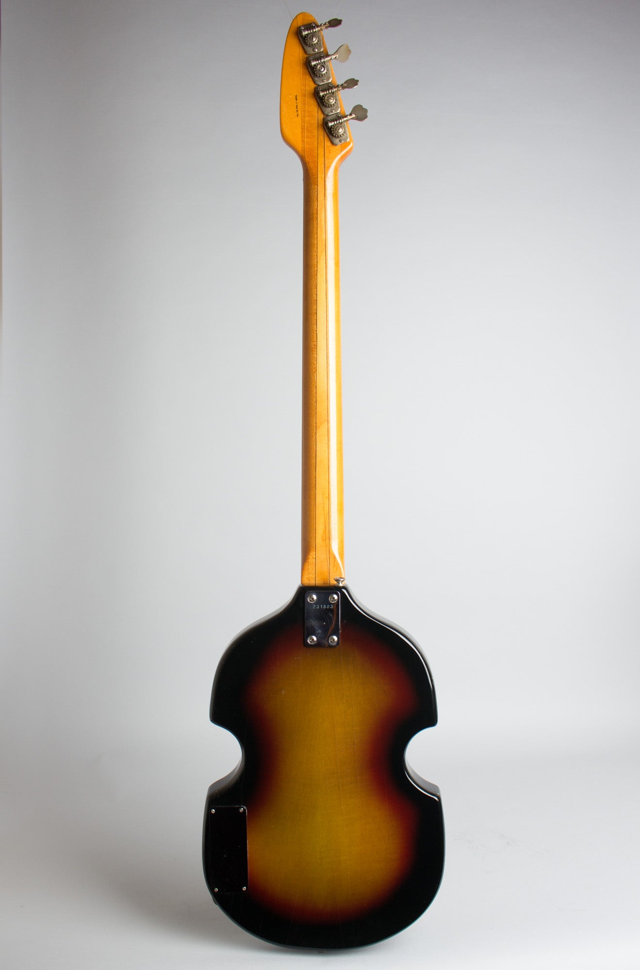Vox V-232 Violin Bass Solid Body Electric Bass Guitar (1965)