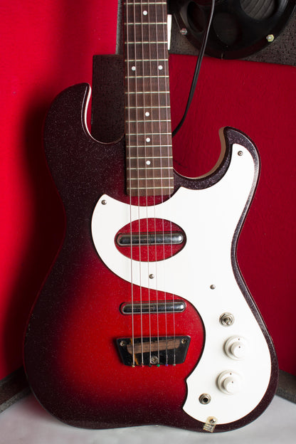 Danelectro Silvertone Model 1457 Amp-In-Case Semi-Hollow Body Electric Guitar (1964)