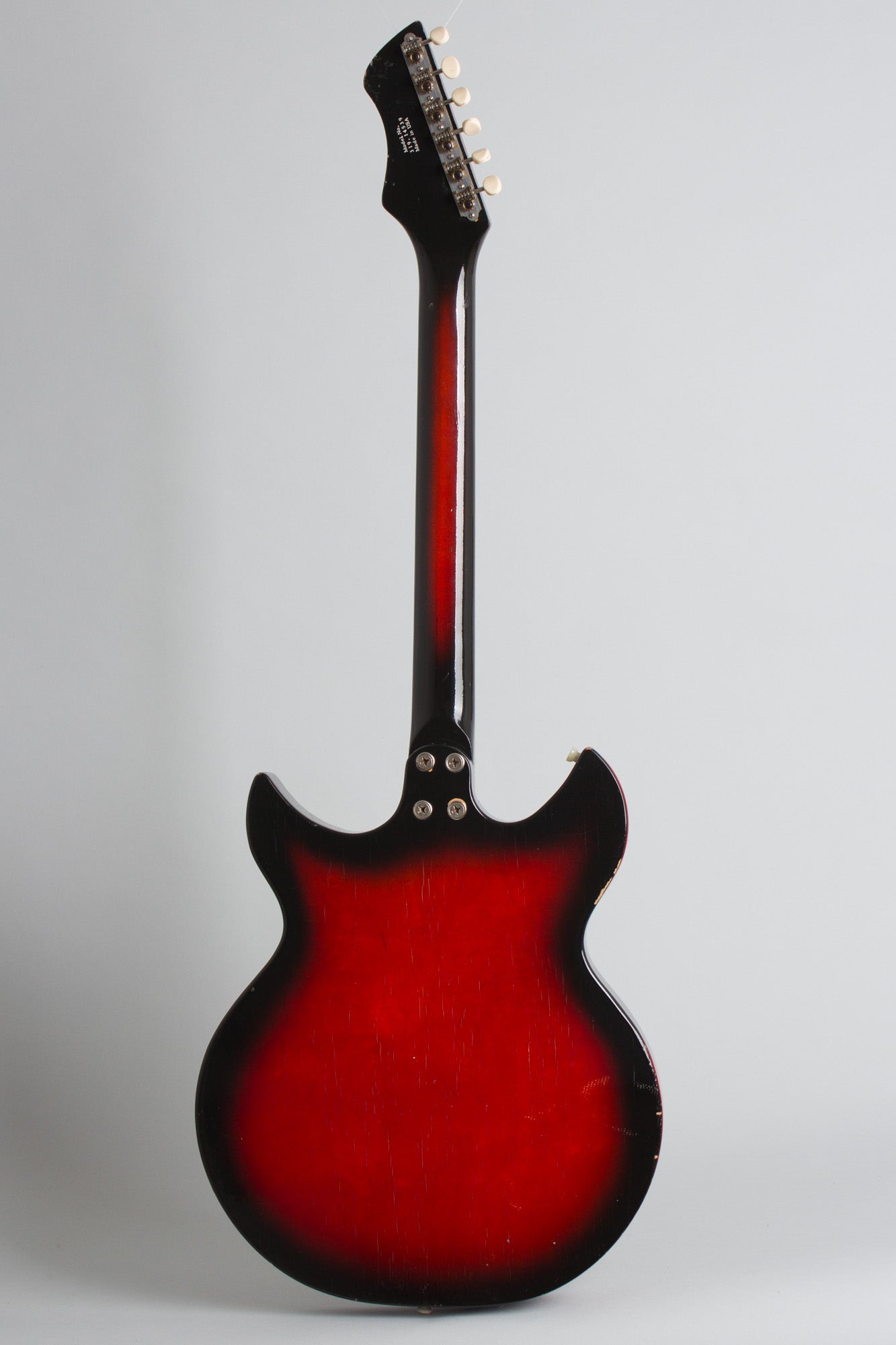 Harmony Silvertone Model 1453 Thinline Hollow Body Electric Guitar (1968)