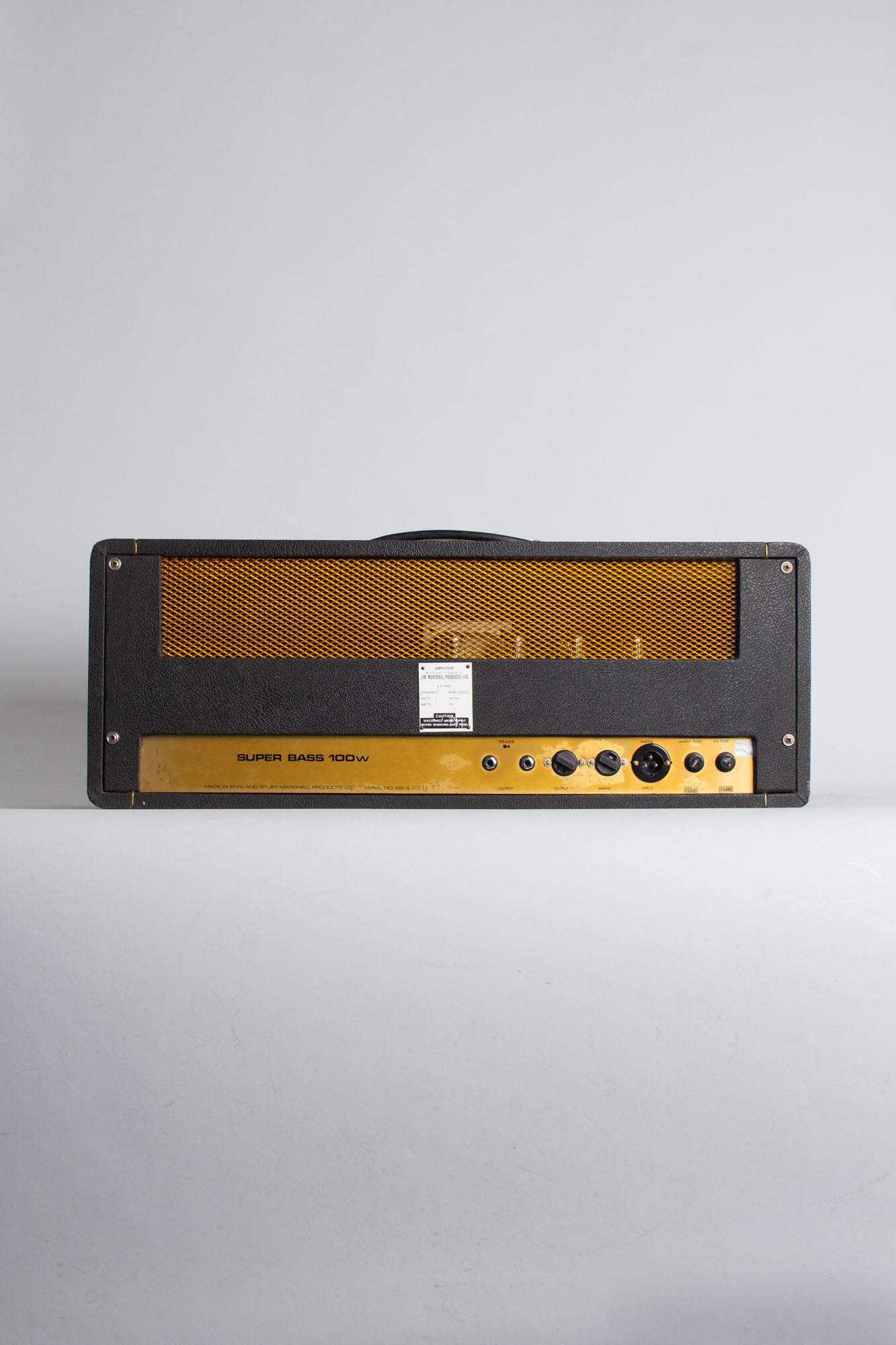 Marshall JMP Model 1992 Super Bass 100 Plexi Tube Amplifier (1969)