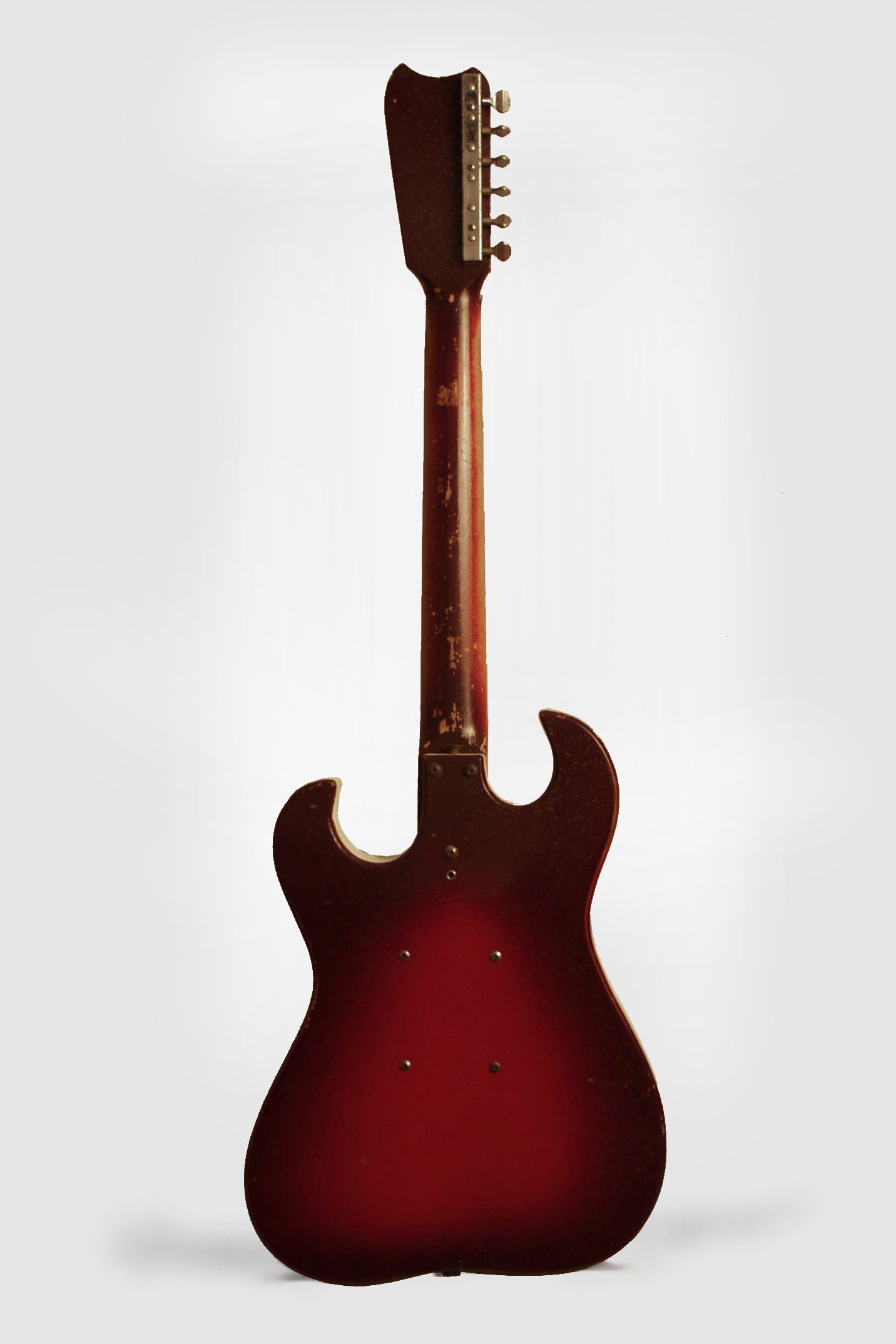 Danelectro Silvertone ""Amp-in-Case"" model 1457 Semi-Hollow Body Electric Guitar (1965)