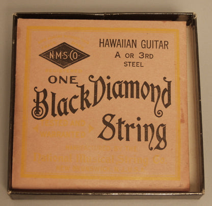 National Musical String Co. Black Diamond Hawaiian Guitar String Set