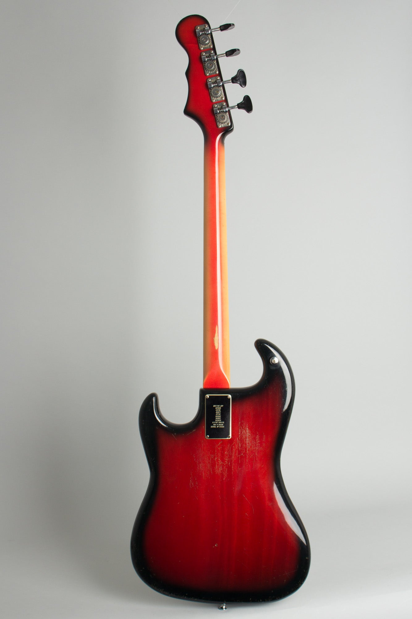 Burns Jazz Bass Solid Body Electric Bass Guitar (1965)