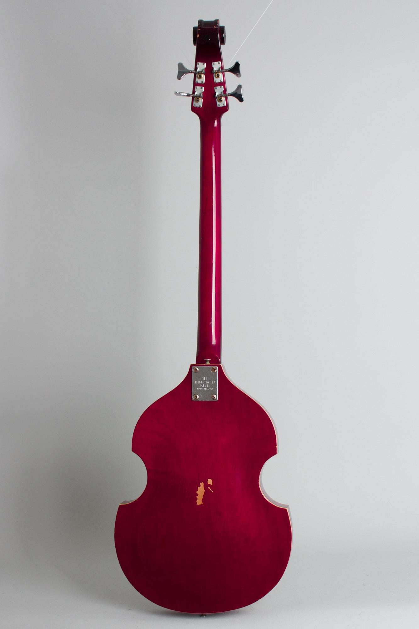 Crown Violin Bass Hollow Body Electric Bass Guitar (1966)